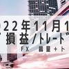 2022年11月1週目 トラリピ損益+30,596円