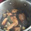 煮豚と鳥手羽肉の煮物