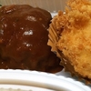 ハンバーグステーキ&カニクリームコロッケ（テイクアウト）ライス付き