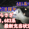 しらさぎ 683系4編成目運用開始も、681系も引き続き充当！完全撤退はまだ先？最新充当状況
