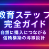 教育ステップ完全ガイド：自然に購入につながる信頼構築の導線設計