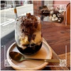 🚩外食日記(1662)    宮崎   「もなかと(MONAKATO)」②より、【コーヒーゼリーサンデー☕️🍫】‼️🌐宮崎市広島🌐