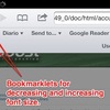テキストの拡大縮小用ブックマークレット