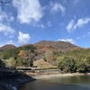 鳥谷口古墳から雪がちらつく二上山へ