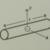 高校物理:磁界を移動する導体棒に発生する誘導電圧について考えました