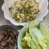 何の変哲もない高菜チャーハン　ご飯から食べたいのを我慢して野菜から