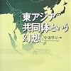 読了／中逵啓示編『東アジア共同体という幻想』