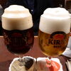 【京都キリンシティ】モコモコ泡ビール片手にラム肉＆ソーセージ！