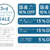 オープン三周年記念のあれこれのお知らせ