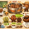 やさしい科学「コーヒー豆の焙煎」