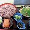 里の駅いちべえ（胎内市坂井）の野菜天ざる蕎麦（2023年06月）