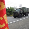 21ケ月目に入った普天間基地・ゲート前での毎日の抗議行動