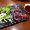 れんが屋｜屋久島｜鹿肉のタタキ！ポン酢が合う！