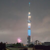 汐入公園から隅田川花火大会を撮ってみたかった