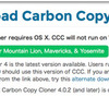 Carbon Copy Cloner もYosemite対応版が公開されています