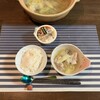 白菜と鶏もも肉のうまつゆ鍋（二日目）