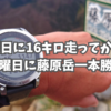 土曜日に16キロ走ってからの、日曜日に藤原岳一本勝負。