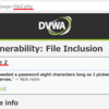 DVWAでFile Inclusion(Medium)