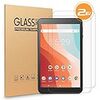 【VANKYO タブレットS8専用保護フィルム】2枚 8インチ 指紋防止 キズ防止 気泡防止 9H 高透明度 貼りやすい 強化ガラスフイルム