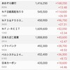 今日も全体的に少しづつ上がった