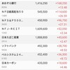 今日も全体的に少しづつ上がった