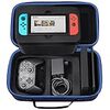 Nintendo Switch 収納 ケースSHareconn 旅行用 バッグ 任天堂スイッチキャリングケース ハードケース、青
