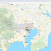 地図アプリのライブラリ（Mapbox GL JS）を使用して、行政区域データを表示してみた。