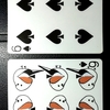 ♠６のカードに現れた「シマエナガ」