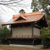 堤方神社の屋根が、、、