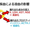 採血による溶血の影響