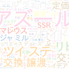 　Twitterキーワード[アズール]　08/28_12:01から60分のつぶやき雲