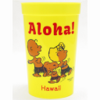 Moni Honolulu モニホノルル 【ハワイ限定・Hawaii直輸入】 日焼けスヌーピー・プラスチックカップ Aloha!×Light Yellow 