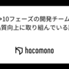 1→10フェーズの開発チームで品質向上に取り組んでいる話