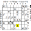 将棋局面｜大山康晴vs木村義雄1952-05-19名人戦1局｜寄せの好手　木村、名人戦最後の勝利