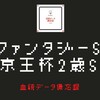 京王杯2歳S、ファンタジーS予想