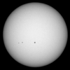 「太陽(白色光)」の撮影　2020年12月27日(機材：ミニボーグ50FL、E-PL5、ポラリエ)