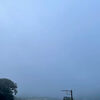 濃霧の朝に思う五里霧中の世界