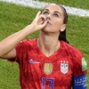 ◯女子W杯◯紅茶ポーズでイングランドを煽った米美人FWモーガン、英国のニュース番組でからかわれるｗ