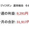 2018年8月第4周目（8/20～8/24）の運用利益報告　第9回【ループイフダン不労所得】