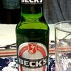 今日のお酒はビールbecks