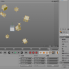 【Cinema4D】ポリゴン編集時に使う各ツールの使い方【配列とクローン】