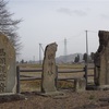 田神塔と馬頭観音塔ほか（湯沢市角間・路傍）