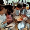 ５年生:林間学習　野外炊飯