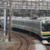 E231系コツK-05編成、東京総合車両センターへ。