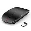 ワイヤレスマウス 静音 無線 マウス 超薄型 USB充電接続 省エネルギー 2.4GHz 3DPIモード 高精度 持ち運び便利  Mac/Windows/surface/Microsoft Proに対応  (ブラック)
