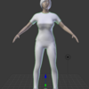 MakeHuman(v1.1.1) から blenderへの移行手順