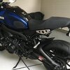 XSR900 Puig フェンダーレスキット装着。