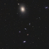 おとめ座の銀河 NGC4365,4343