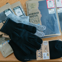 ワークマン メリノウール 100% Lサイズ　6枚セット　美品　ハズム　なかむ ワークマン メリノウール 100% Lサイズ 6枚セット 美品 ハズム なかむ