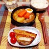 焼きほっけ、スープカレー。